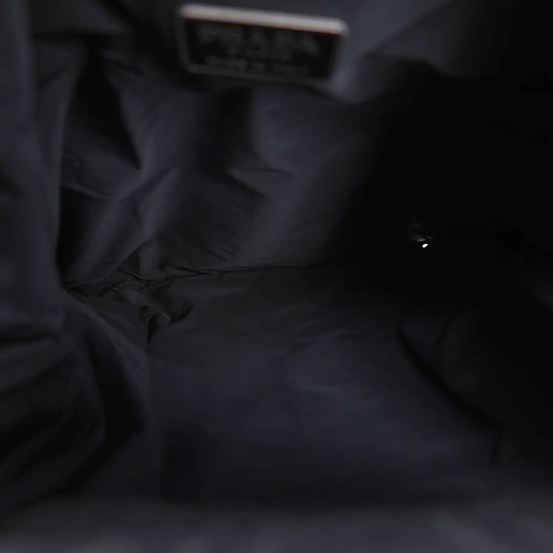 Prada Sport Roll Top Black Nylon Backpack