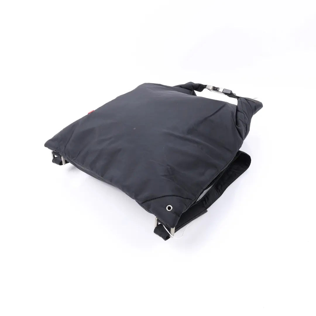 Prada Sport Roll Top Black Nylon Backpack