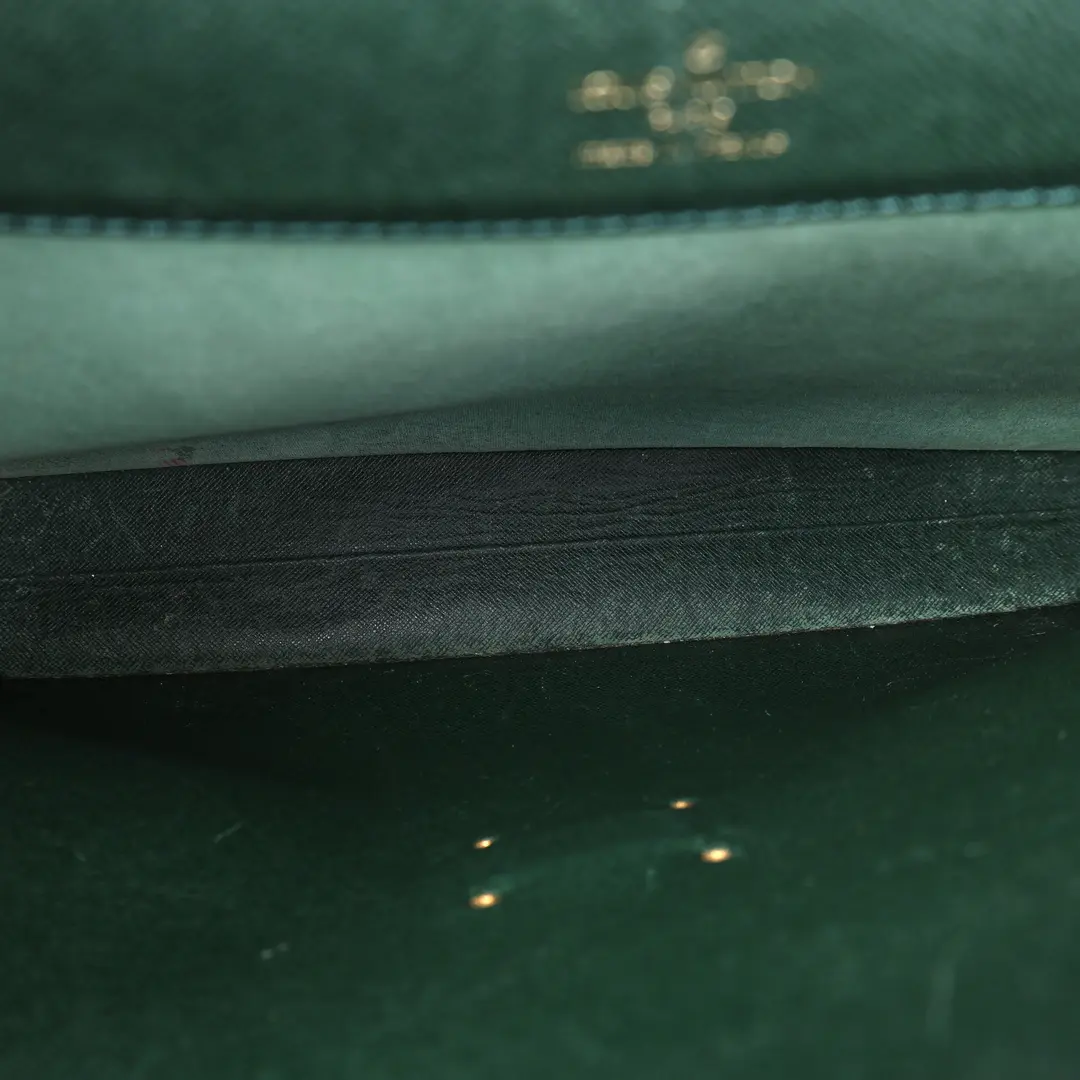 Louis Vuitton Robusto Green Taiga Leather Briefcase