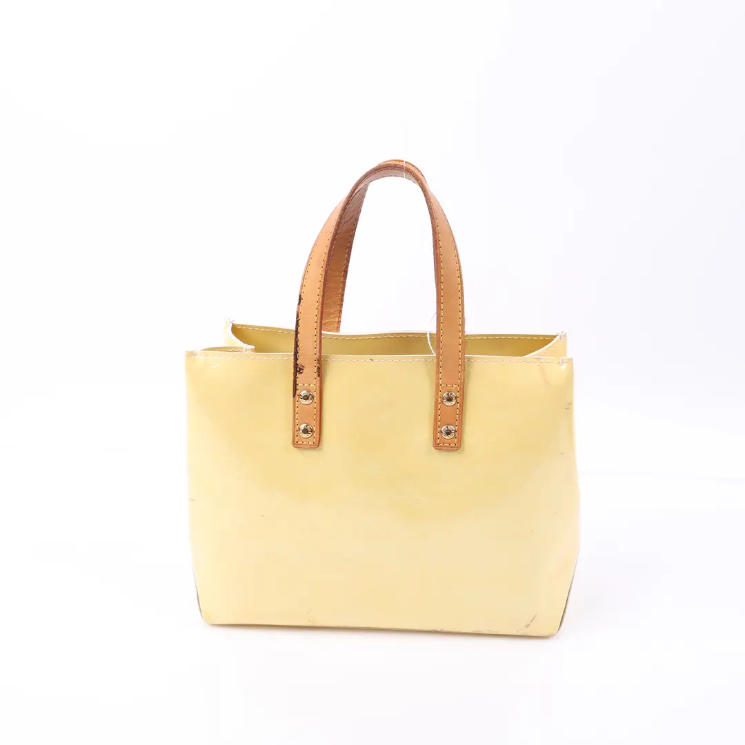 Louis Vuitton Reade PM Yellow Vernis Tote Bag