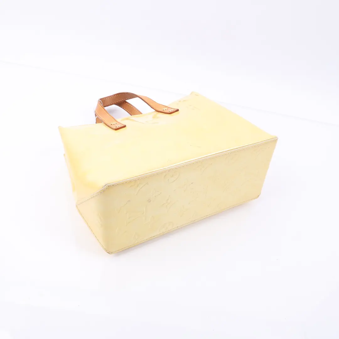 Louis Vuitton Reade PM Yellow Vernis Tote Bag