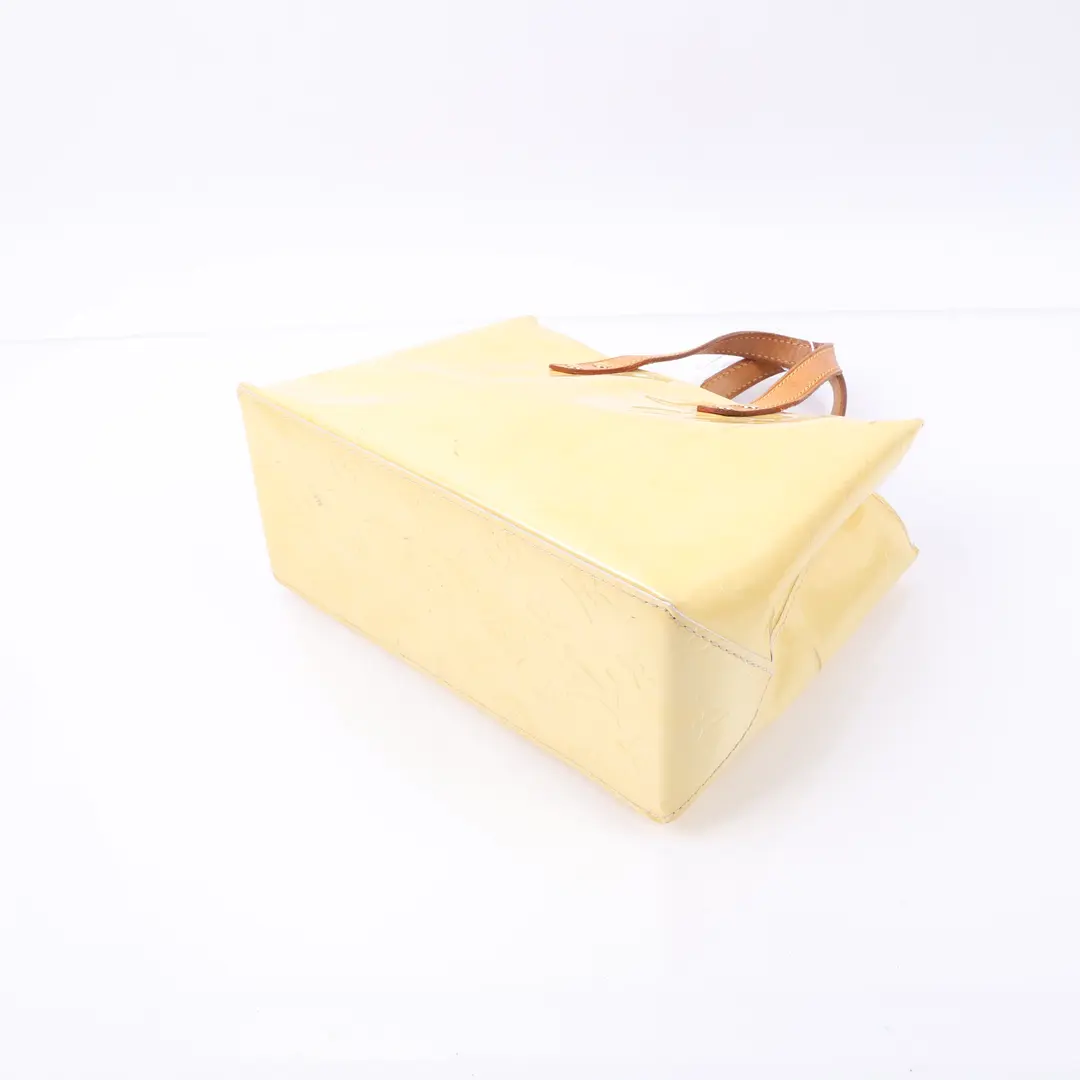 Louis Vuitton Reade PM Yellow Vernis Tote Bag