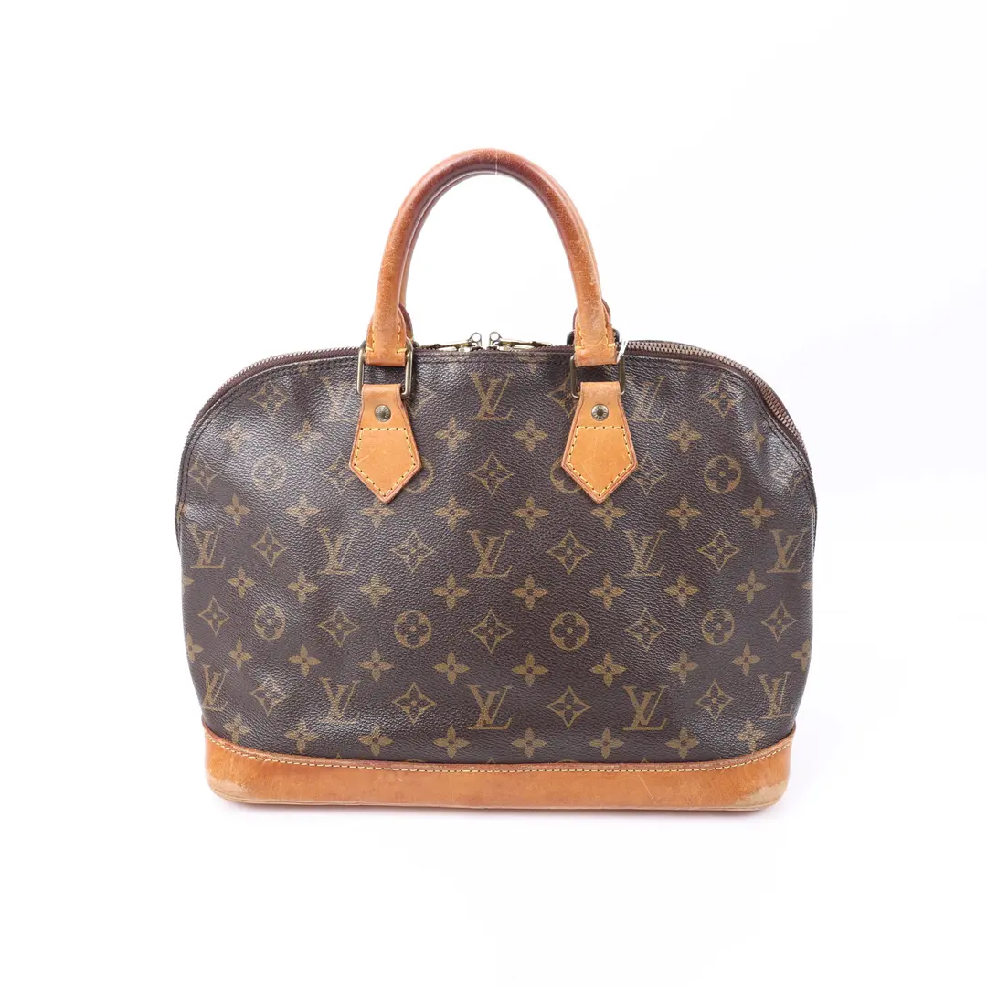 Louis Vuitton Alma Brown Monogram Canvas Handbag