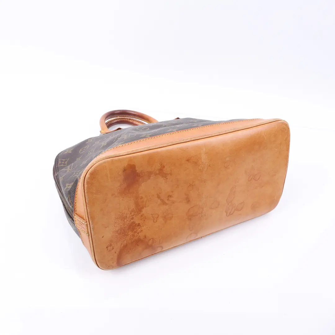 Louis Vuitton Alma Brown Monogram Canvas Handbag
