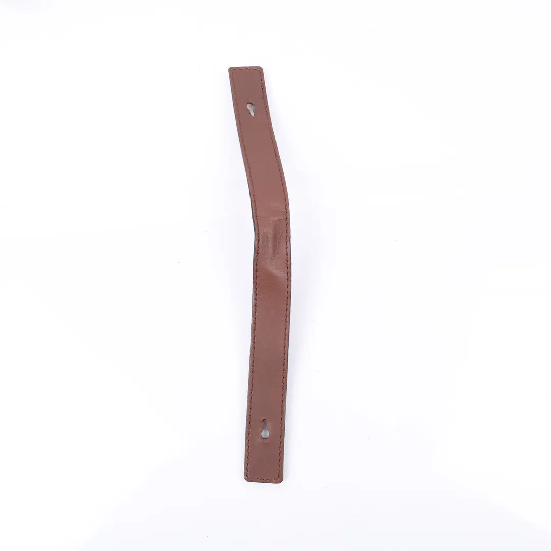 Celine Vintage Ring Logo Brown Leather Shoulder Bag