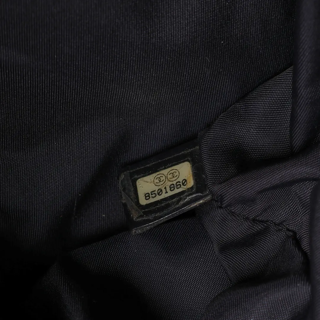 Chanel New Travel Line Black Nylon PM Tote Bag