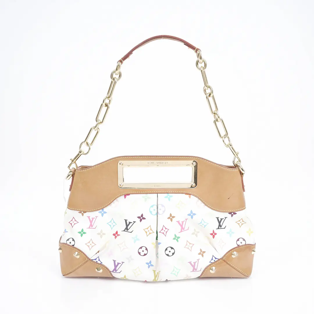 Louis Vuitton Beverly White Multicolore Canvas Shoulder Bag