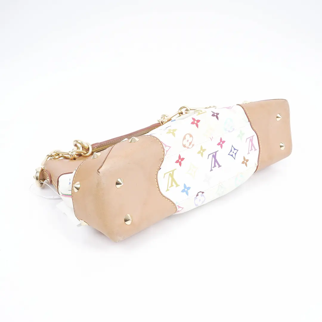 Louis Vuitton Beverly White Multicolore Canvas Shoulder Bag
