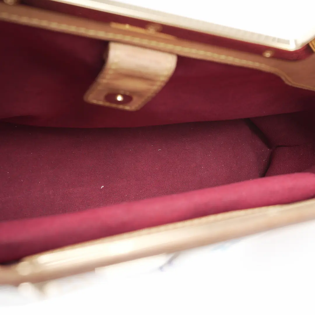 Louis Vuitton Beverly White Multicolore Canvas Shoulder Bag