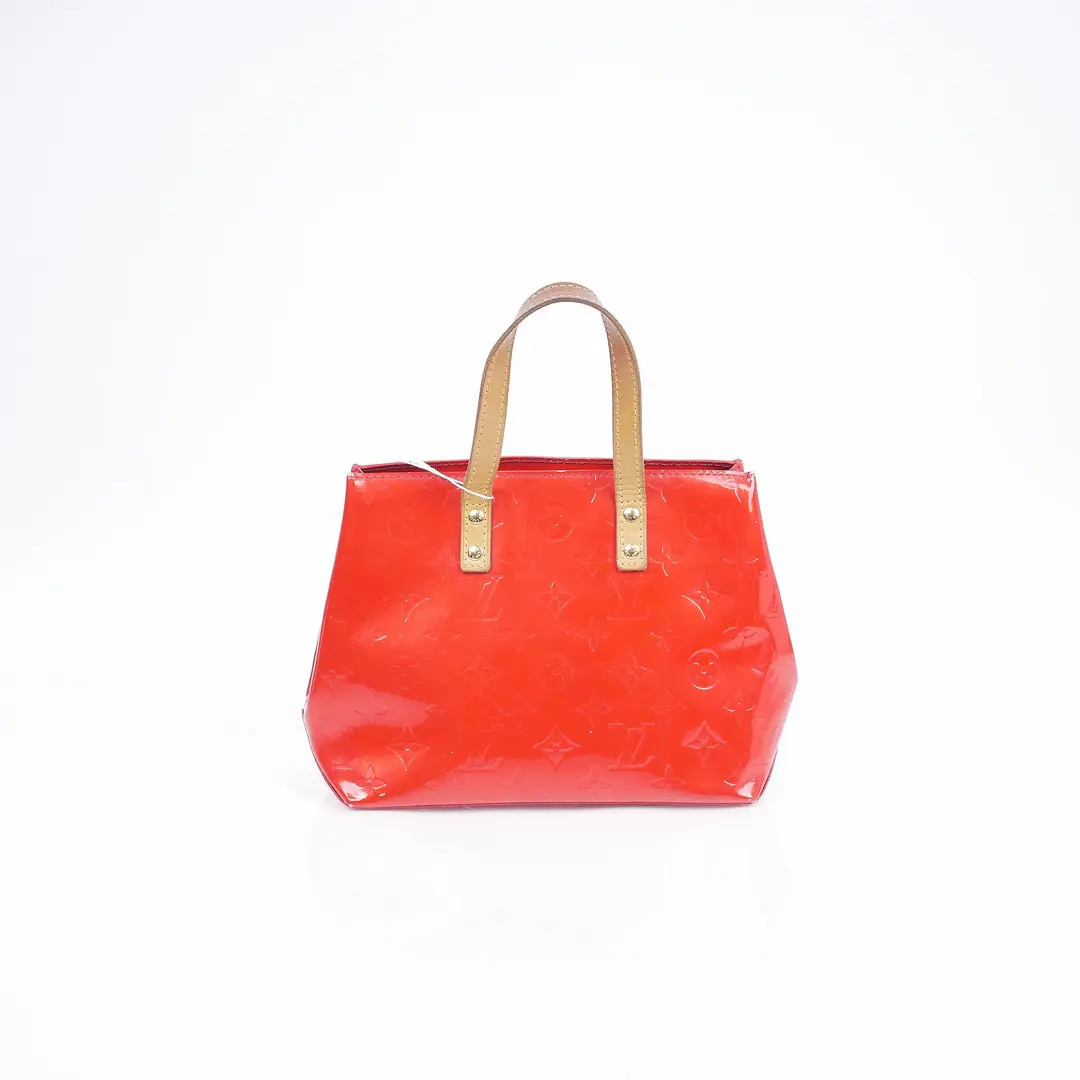 Louis Vuitton Reade PM Red Vernis Tote Bag