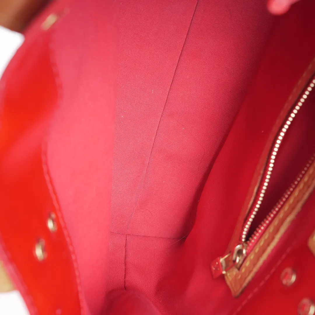 Louis Vuitton Reade PM Red Vernis Tote Bag
