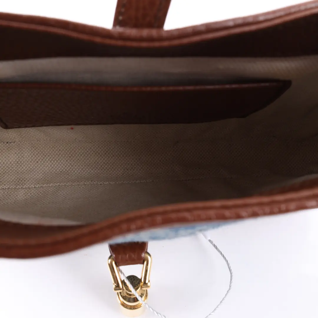 Gucci Jackie 1961 Blue GG Denim Shoulder Bag