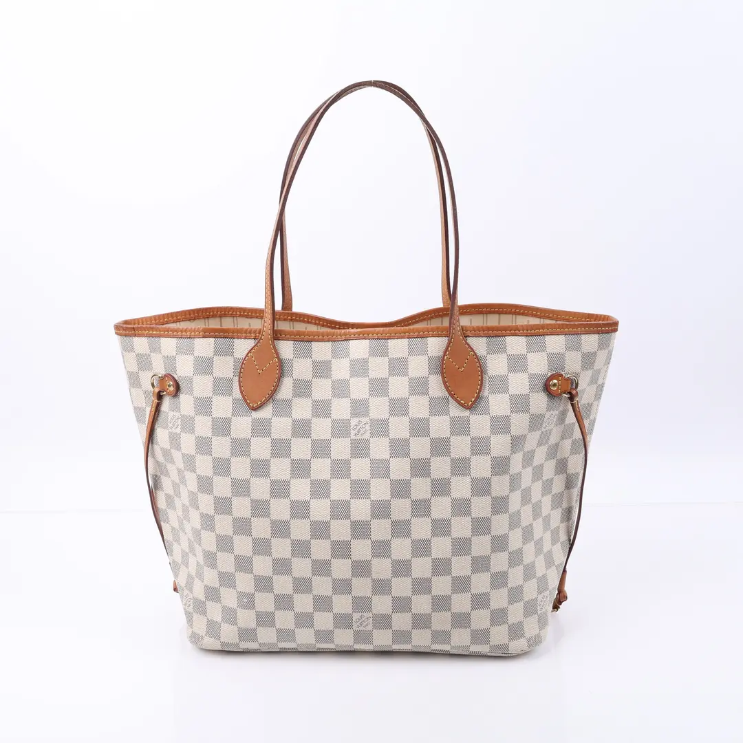 Louis Vuitton Neverfull MM Damier Azur Tote Bag