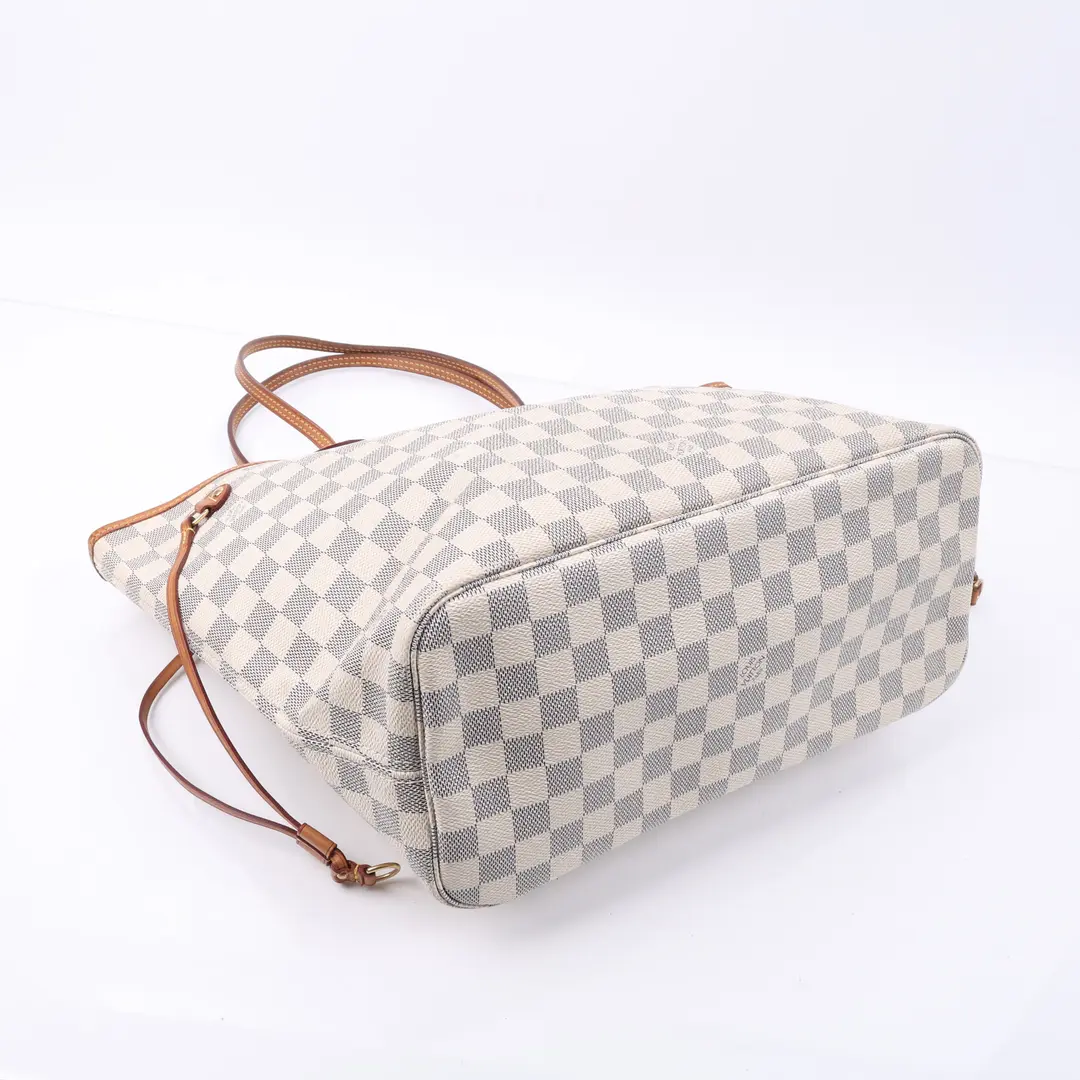 Louis Vuitton Neverfull MM Damier Azur Tote Bag