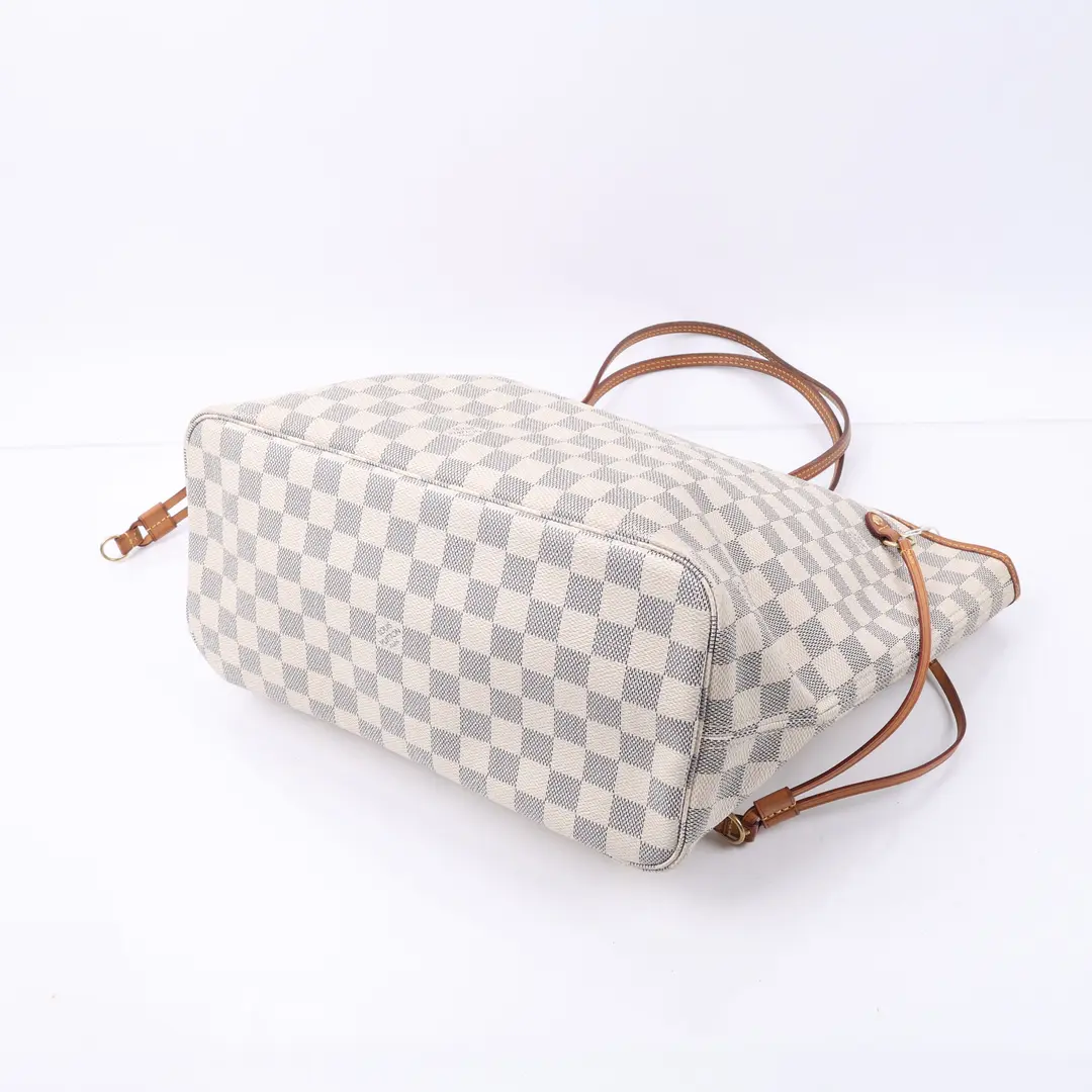 Louis Vuitton Neverfull MM Damier Azur Tote Bag