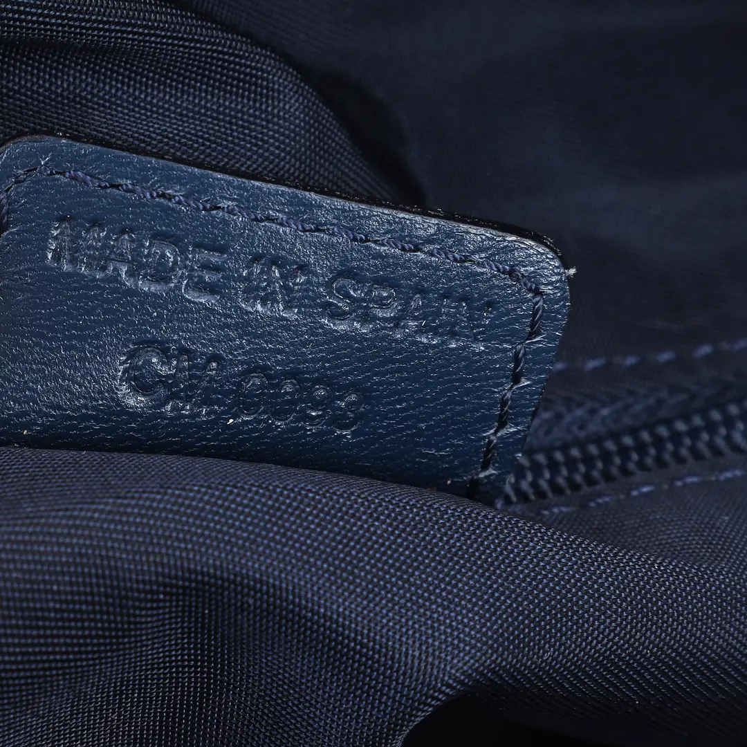 Dior Trotter Blue Canvas Shoulder Bag