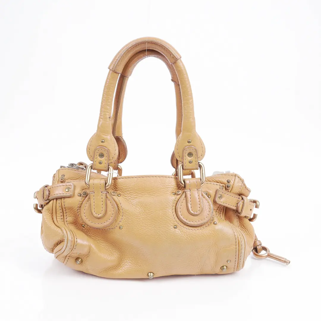 Chloe Paddington Beige Leather Handbag