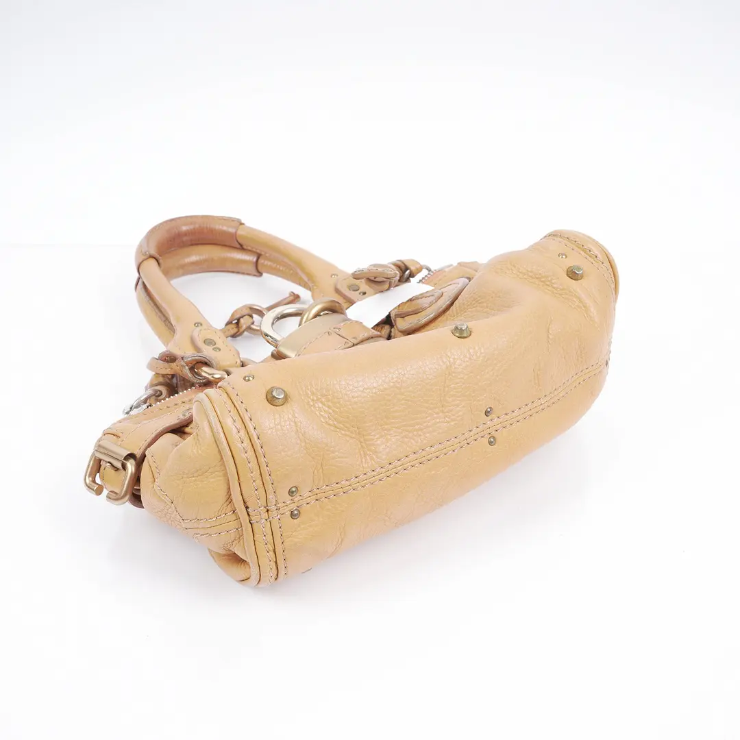 Chloe Paddington Beige Leather Handbag