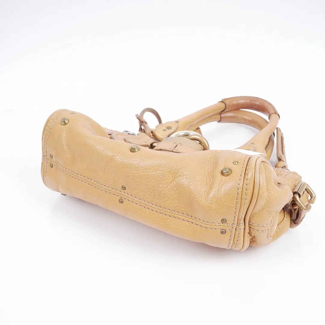 Chloe Paddington Beige Leather Handbag