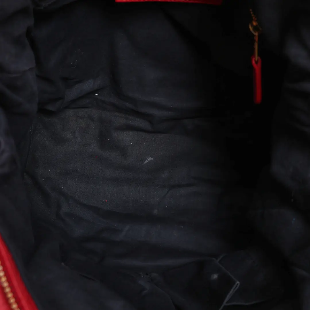 Balenciaga Classic Town Red Leather Shoulder Bag
