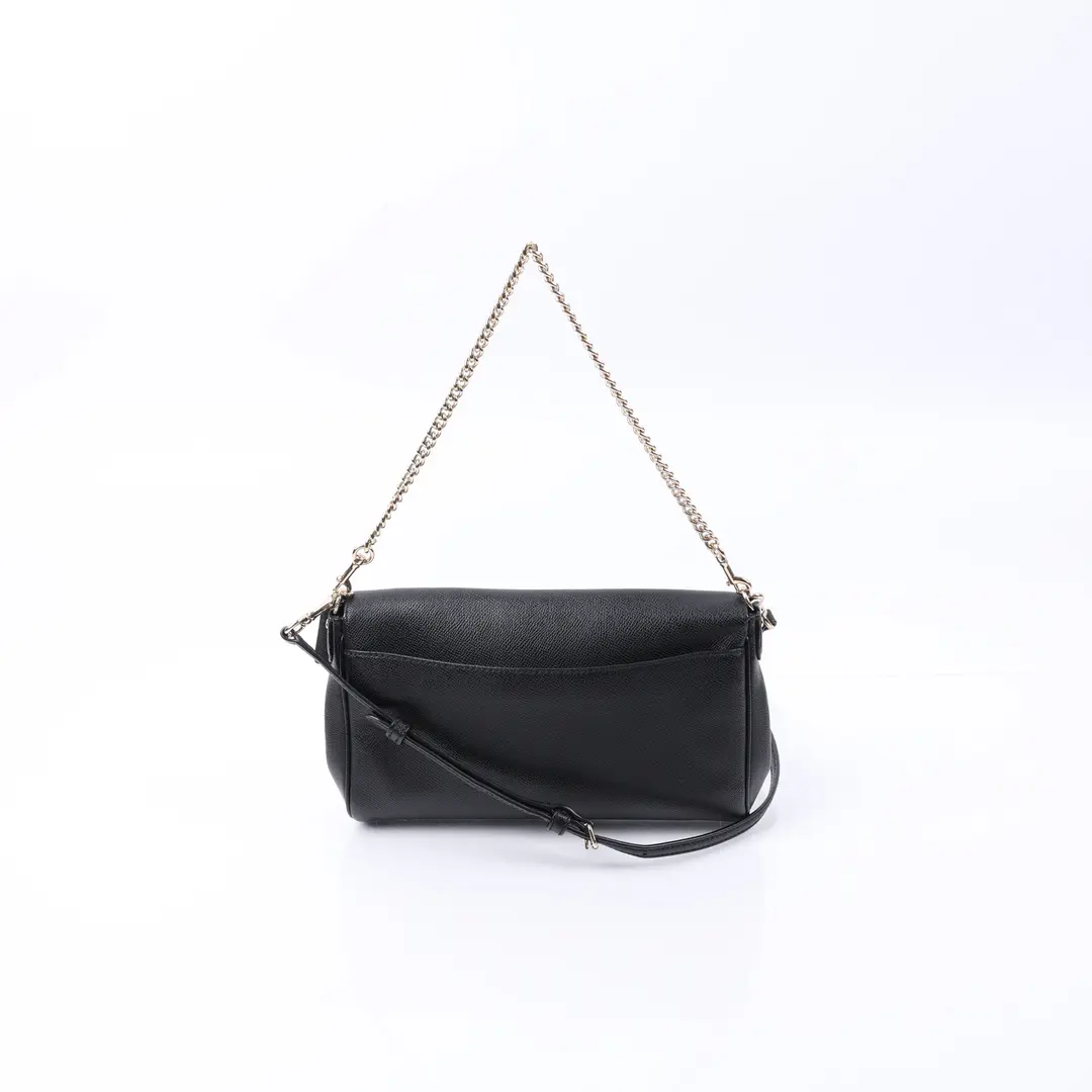 Coach Crosby Black Leather Shoulder Bag