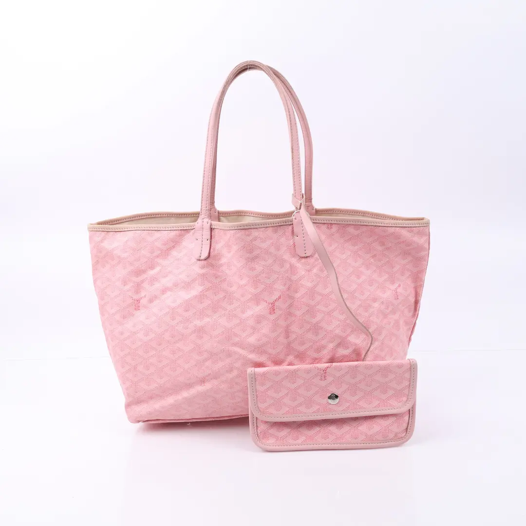 Goyard Saint Louis PM Pink Goyardine Tote Bag