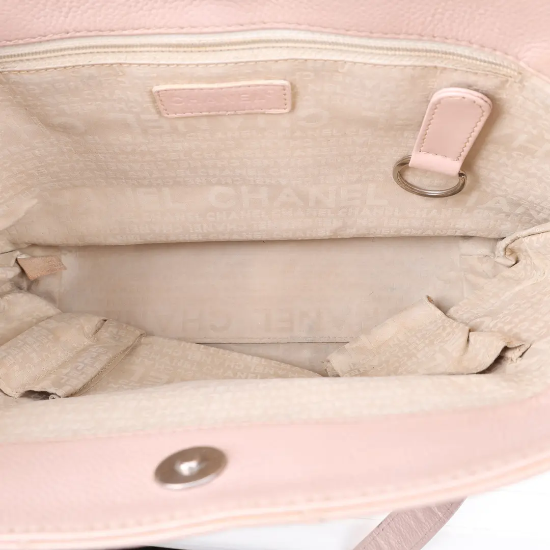 Chanel Chocolate Bar Pink Caviar Shoulder Bag