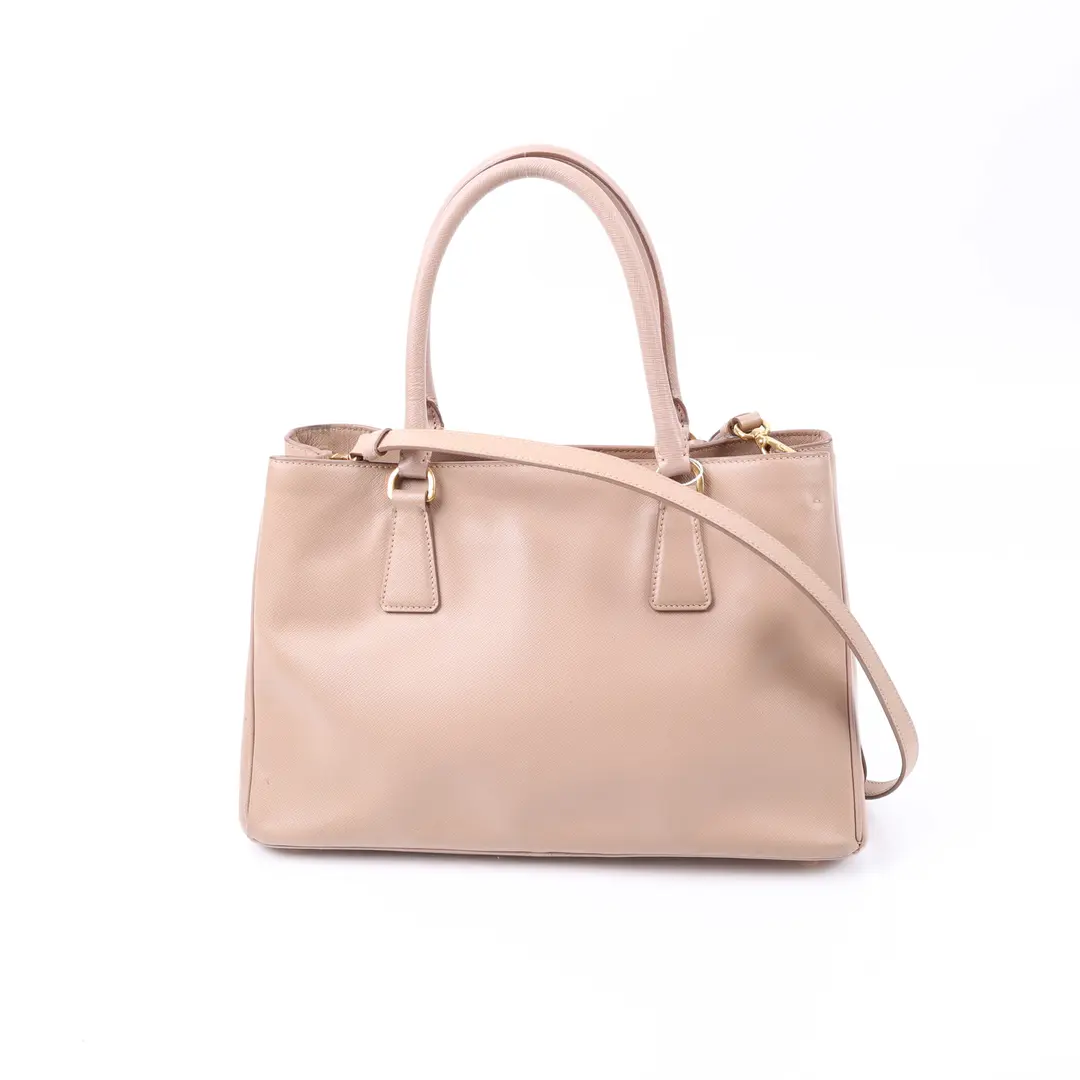 Prada Galleria Pink Saffiano Leather Shoulder Bag
