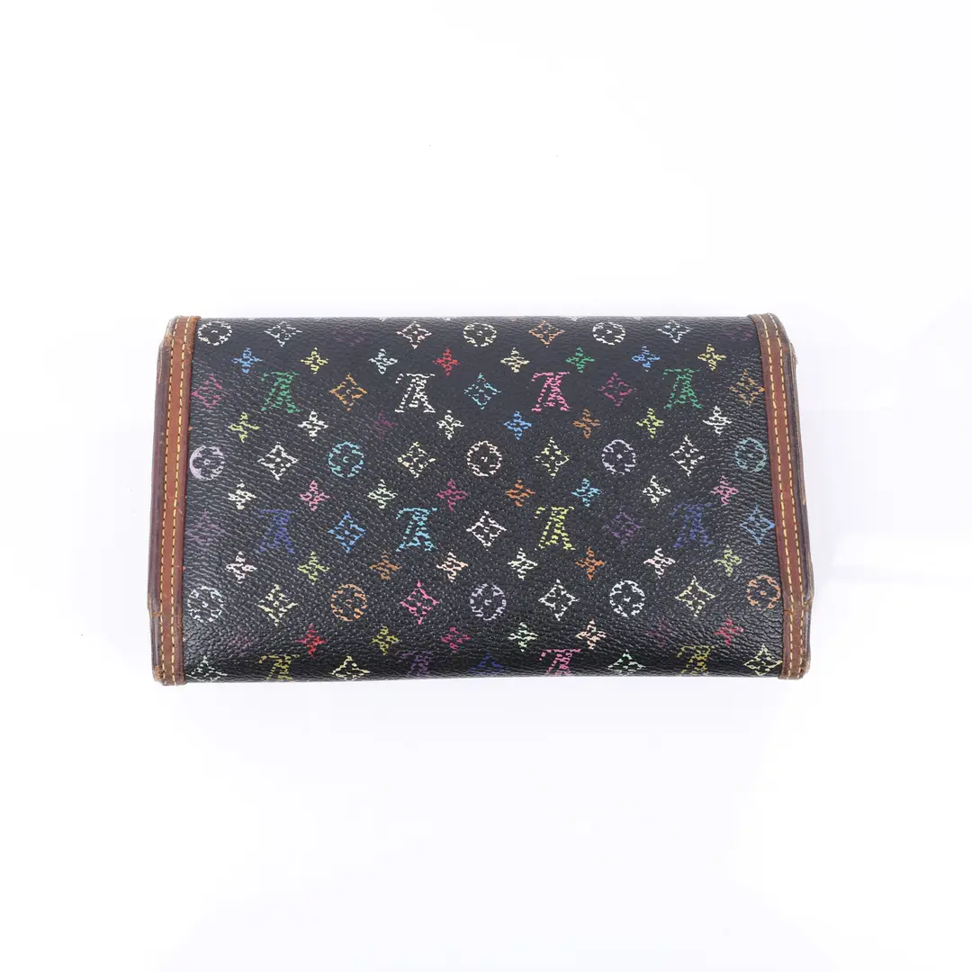 Louis Vuitton Tresor Black Monogram Multicolore Wallet