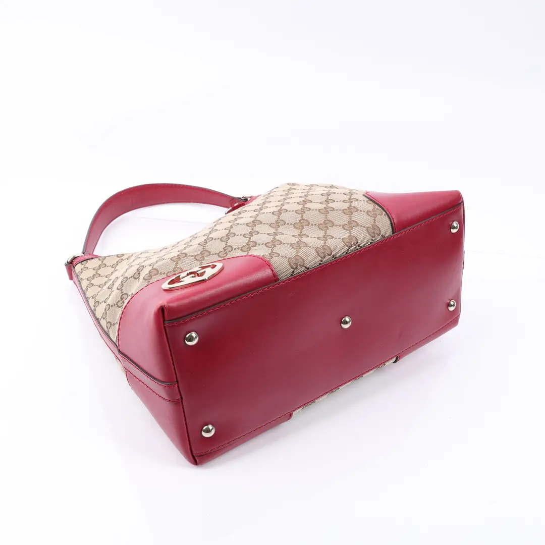 Gucci Lovely Hobo Beige GG Canvas Shoulder Bag