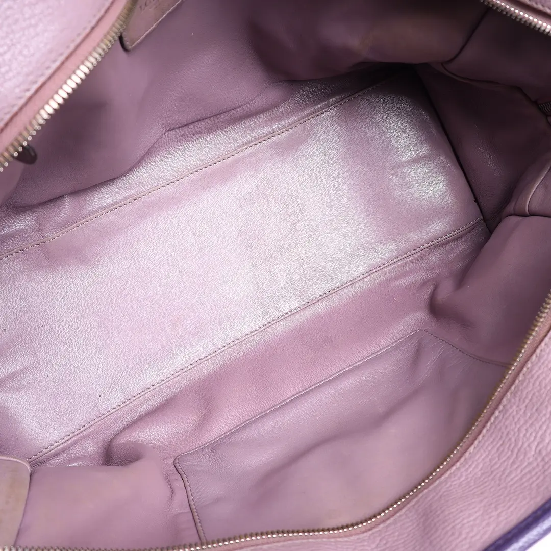 Loewe Amazona Pink Purple Leather Shoulder Bag