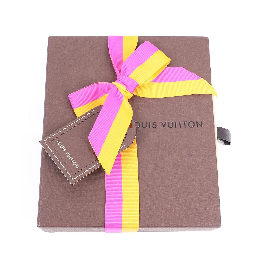 Louis Vuitton Pochette Cles Black Multicolore Canvas Wallet