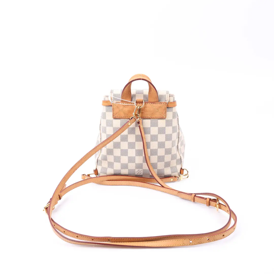 Louis Vuitton Sperone White Damier Azur Backpack