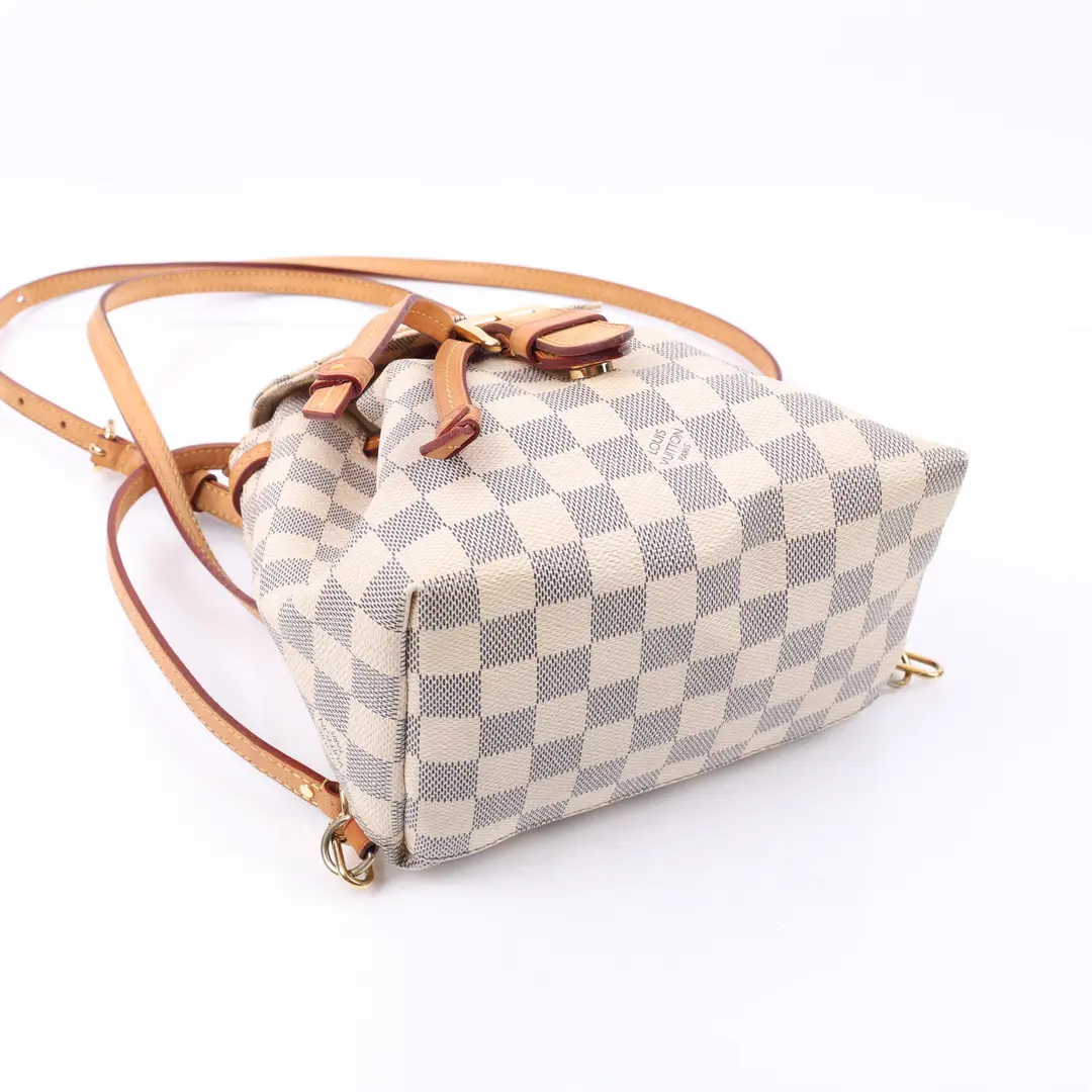 Louis Vuitton Sperone White Damier Azur Backpack