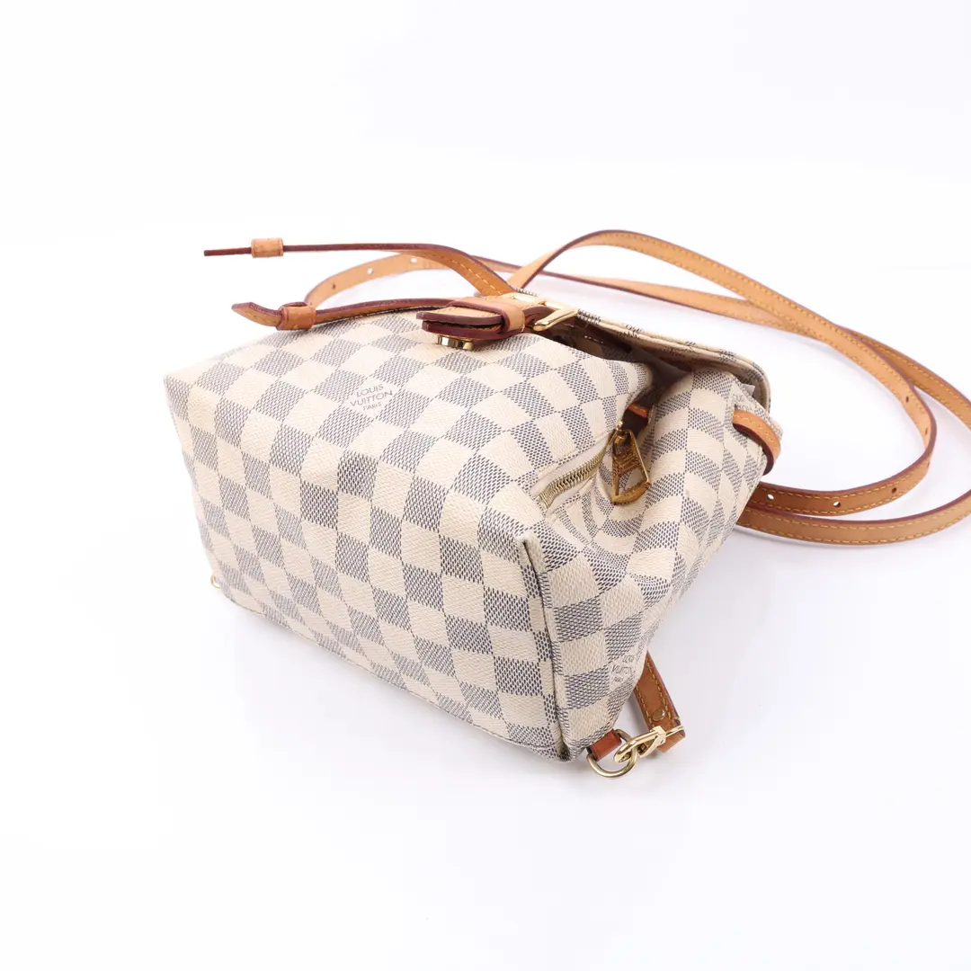 Louis Vuitton Sperone White Damier Azur Backpack