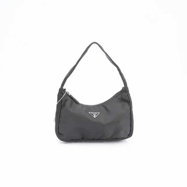Prada Re-Edition Black Nylon Shoulder Bag