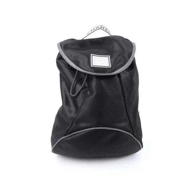 Chanel Sports Line Black Nylon Backpack