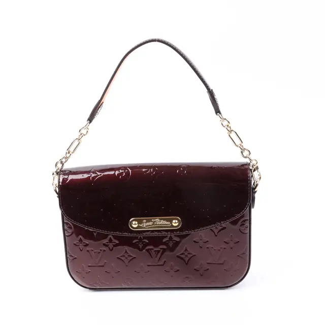 Louis Vuitton Sobe Burgundy Vernis Shoulder Bag
