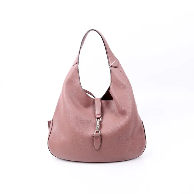 Gucci Jackie Pink Leather Shoulder Bag