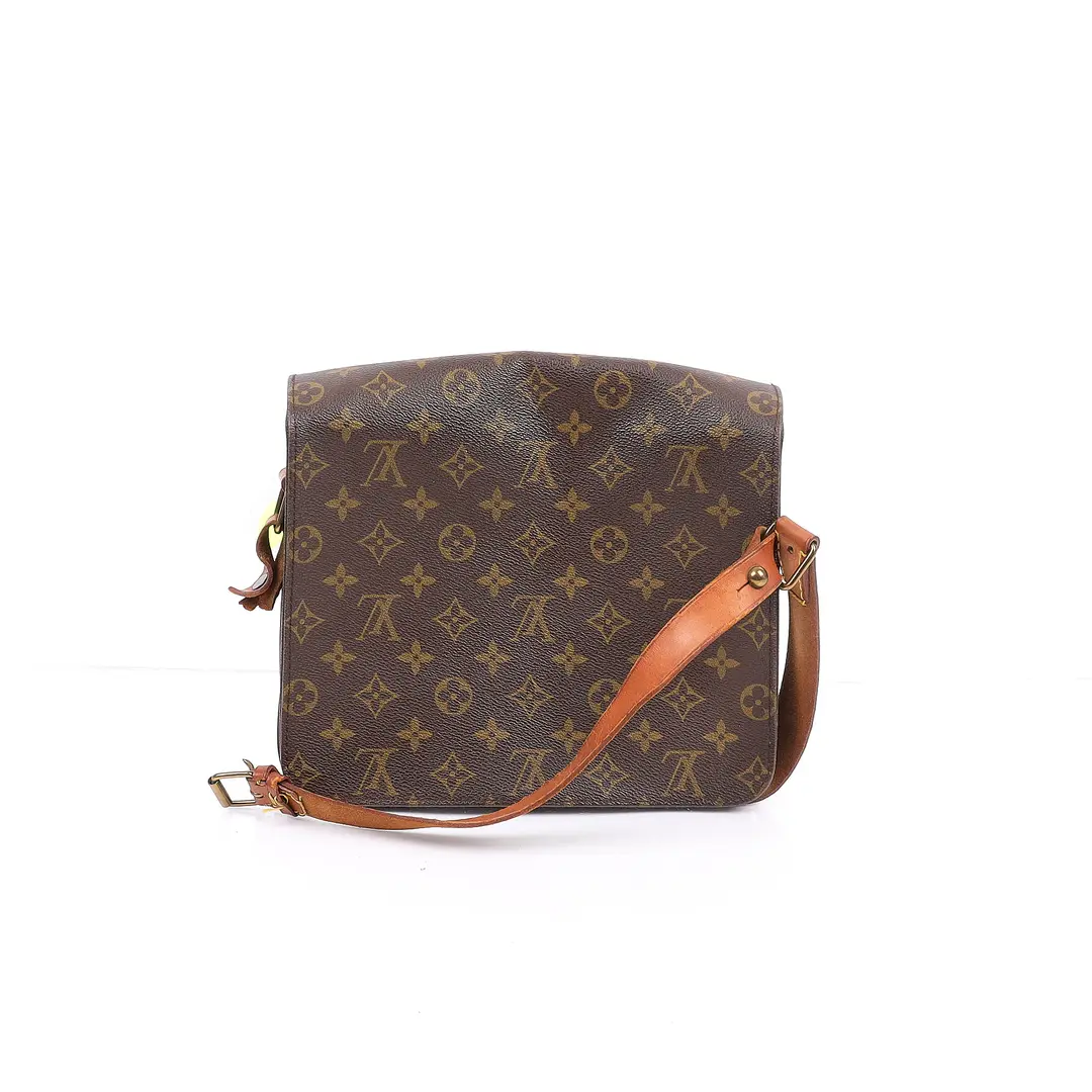 Louis Vuitton Cartouchiere Brown Monogram Shoulder Bag