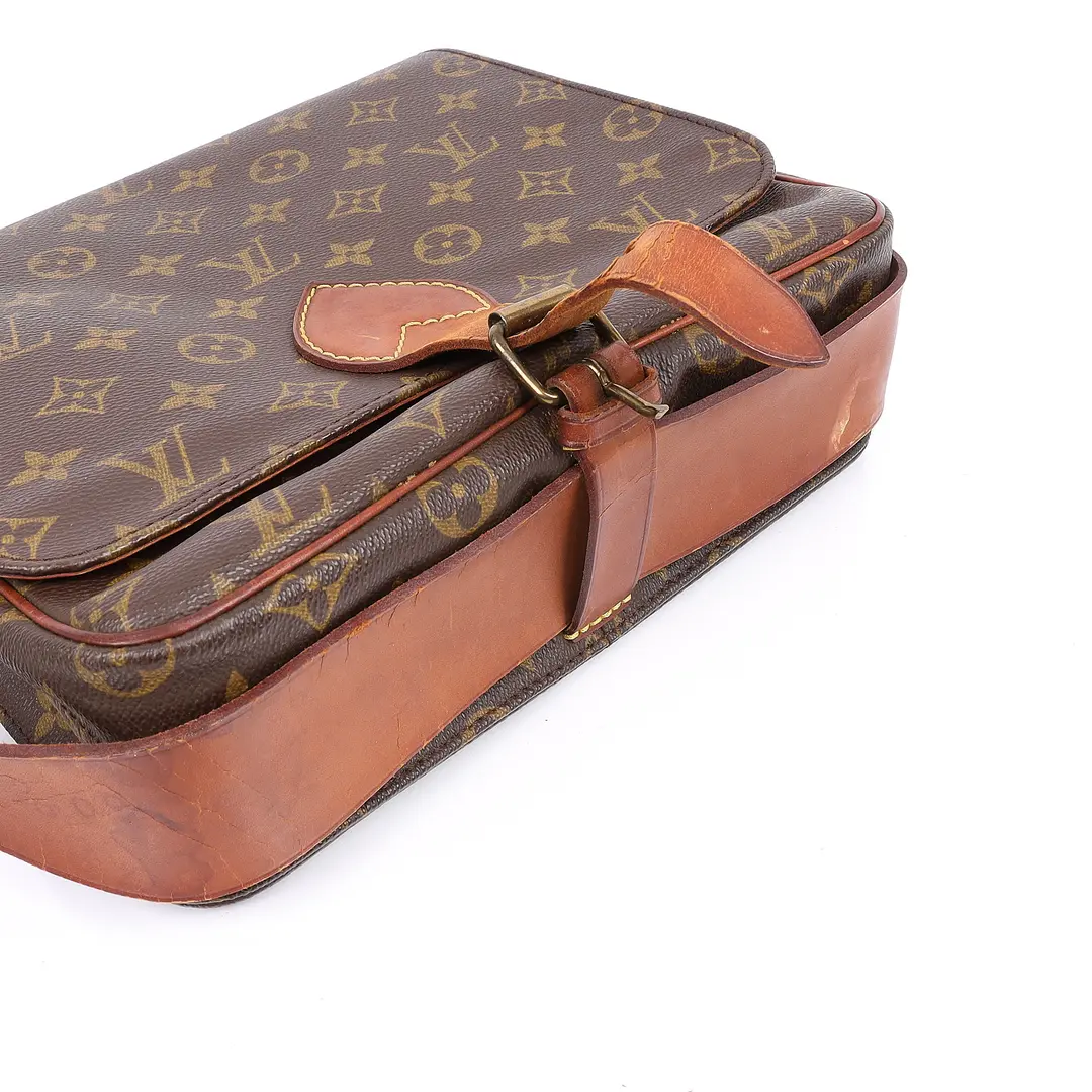 Louis Vuitton Cartouchiere Brown Monogram Shoulder Bag