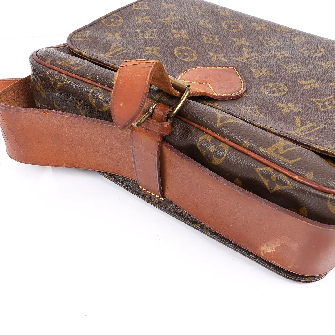 Louis Vuitton Cartouchiere Brown Monogram Shoulder Bag