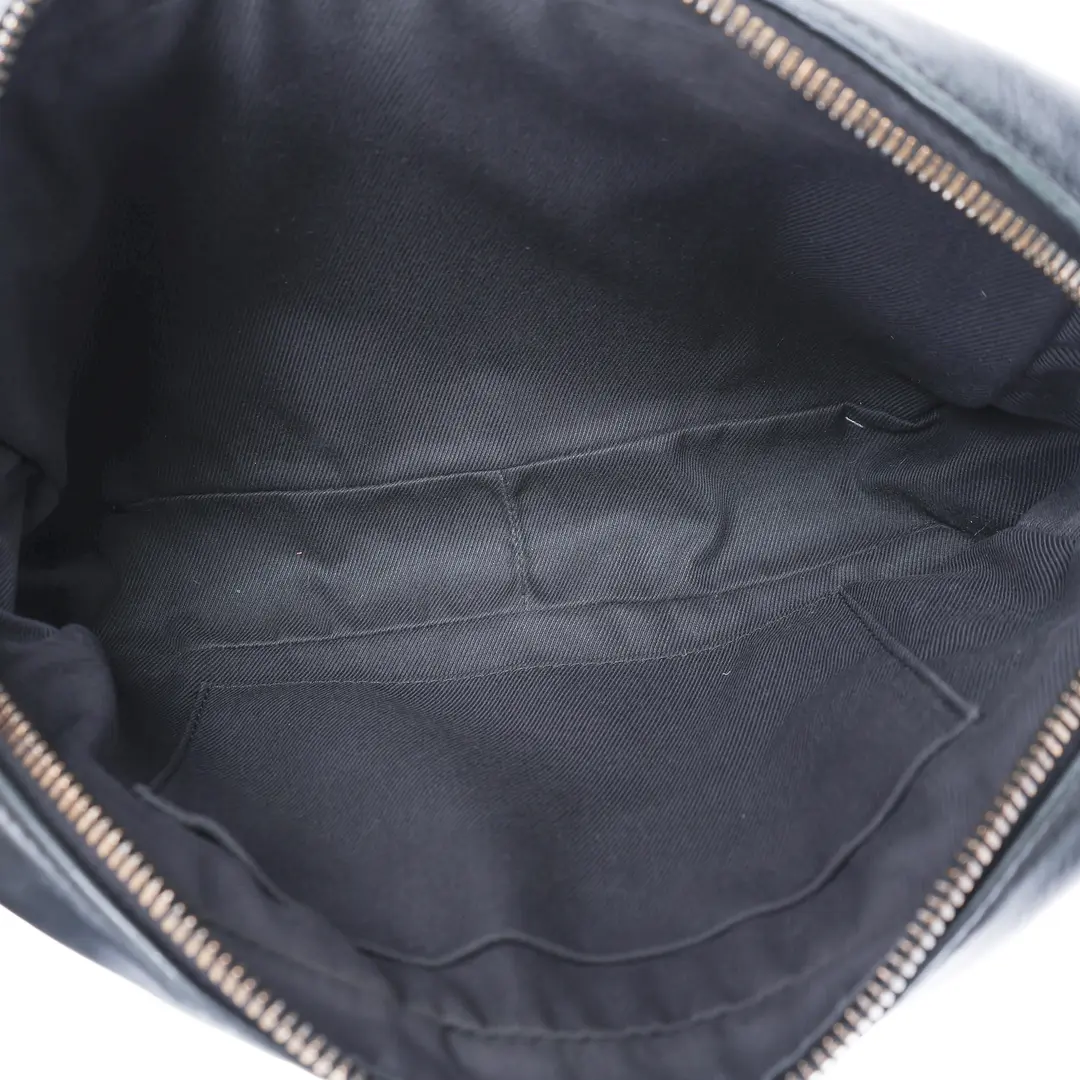 Bottega Veneta Intrecciato Black Leather Belt Bag