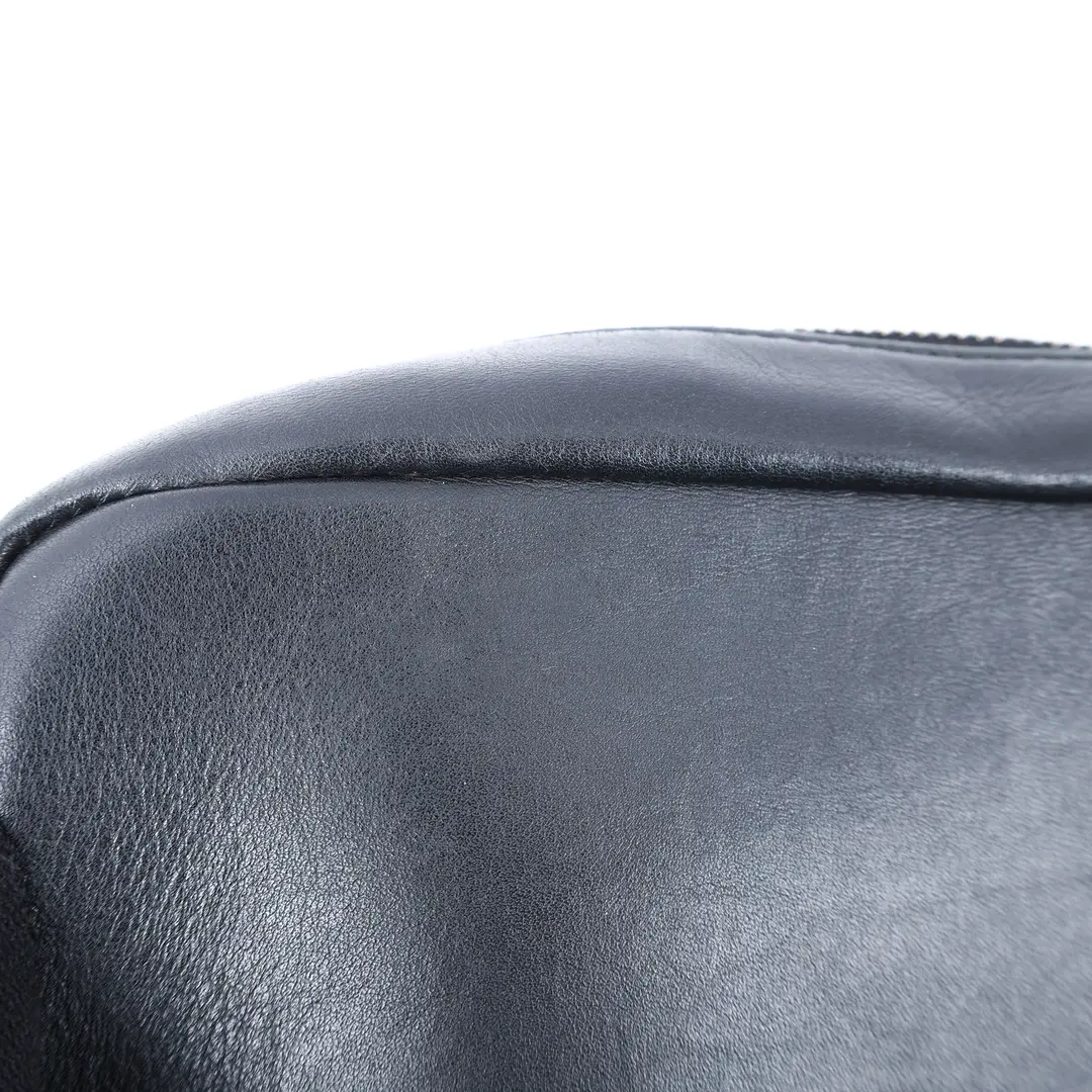 Bottega Veneta Intrecciato Black Leather Belt Bag