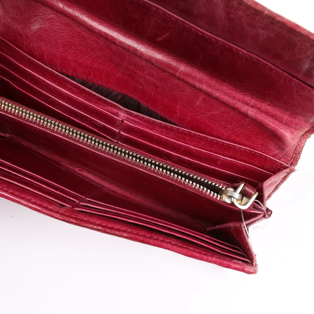 Miu Miu Matelasse Pink Leather Flap Wallet