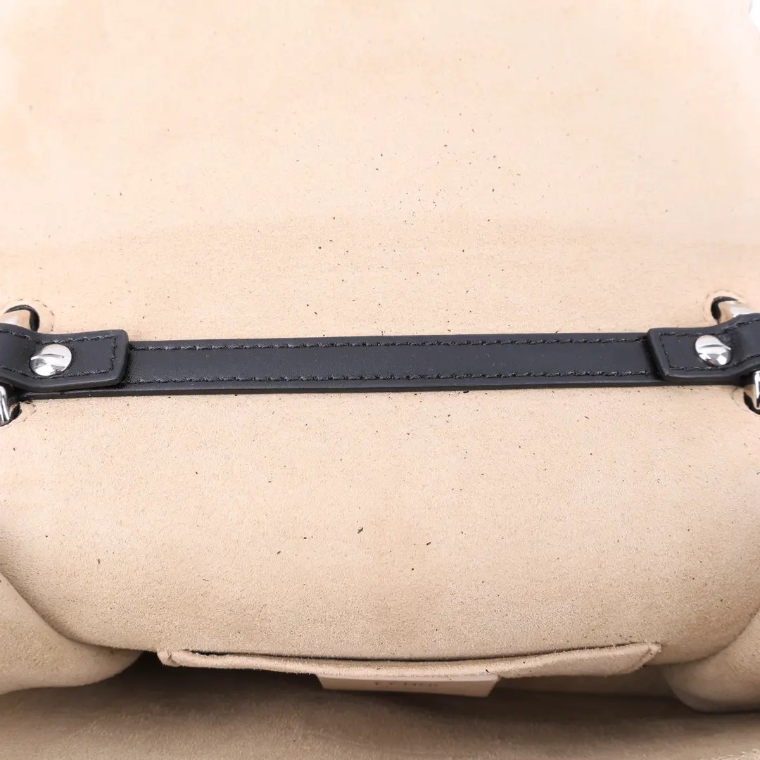 Fendi Kan I Pearl Black Leather Shoulder Bag