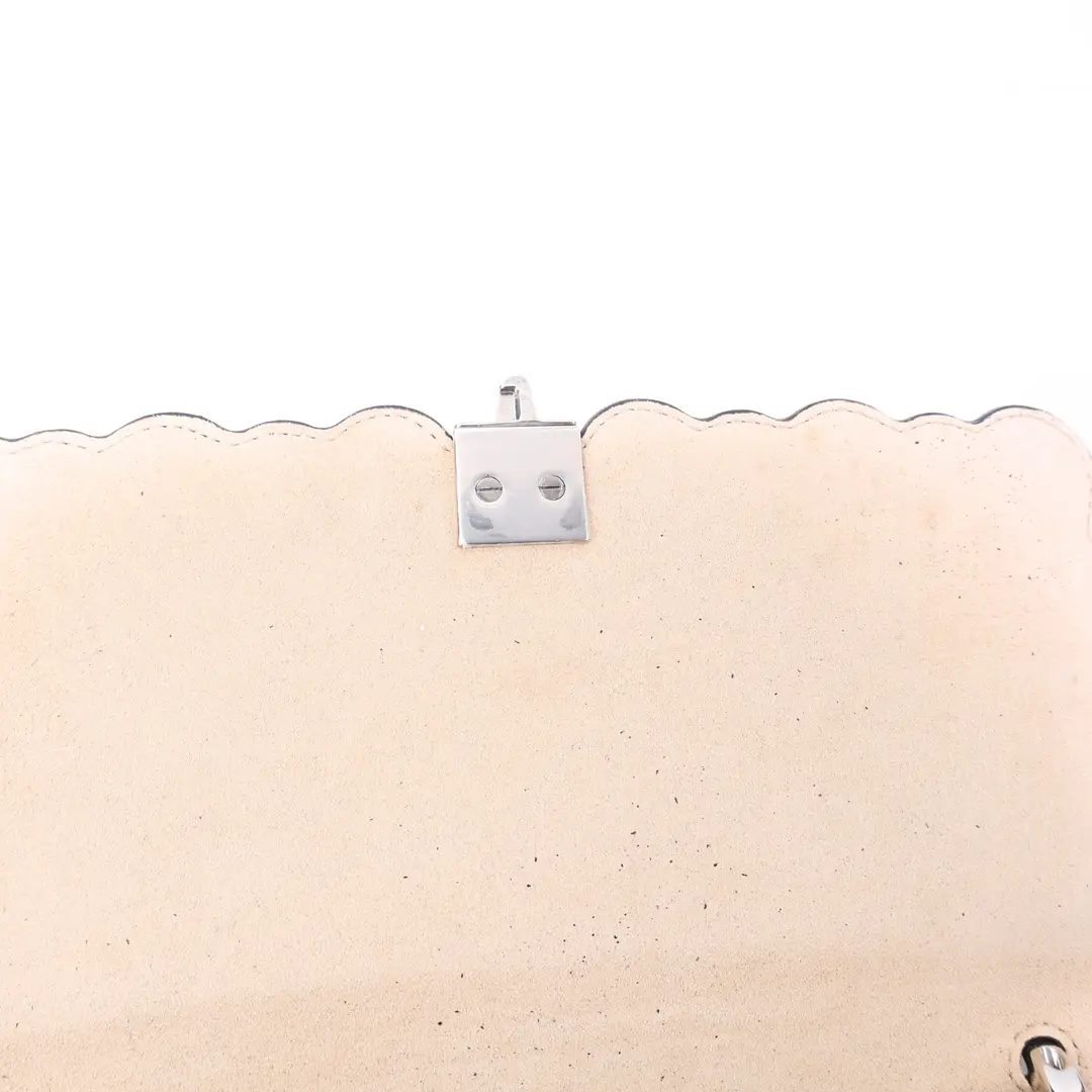 Fendi Kan I Pearl Black Leather Shoulder Bag