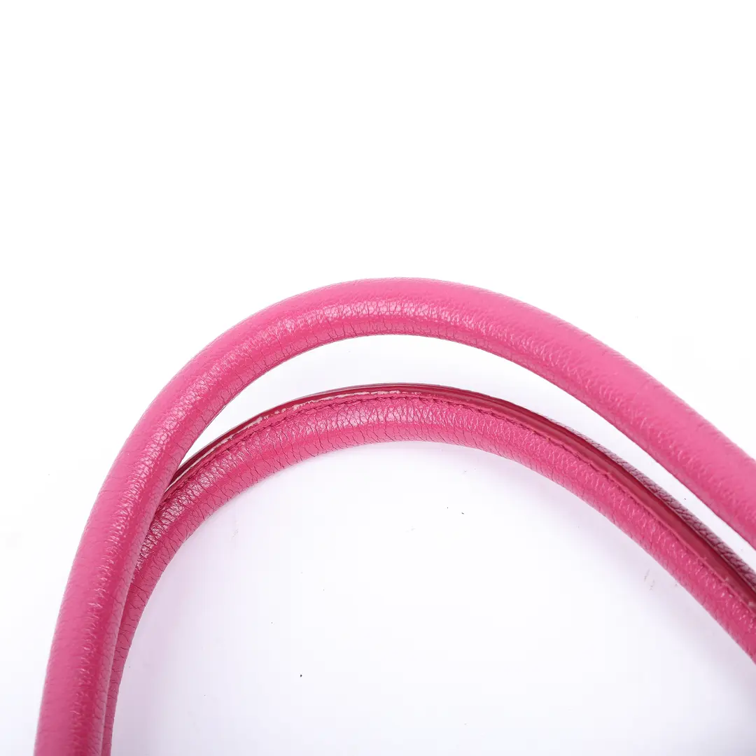 Miu Miu Pink Leather Satchel Handbag