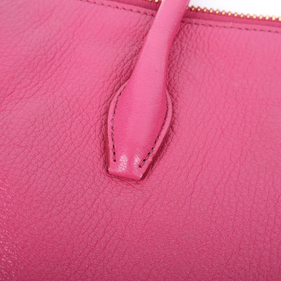 Miu Miu Pink Leather Satchel Handbag