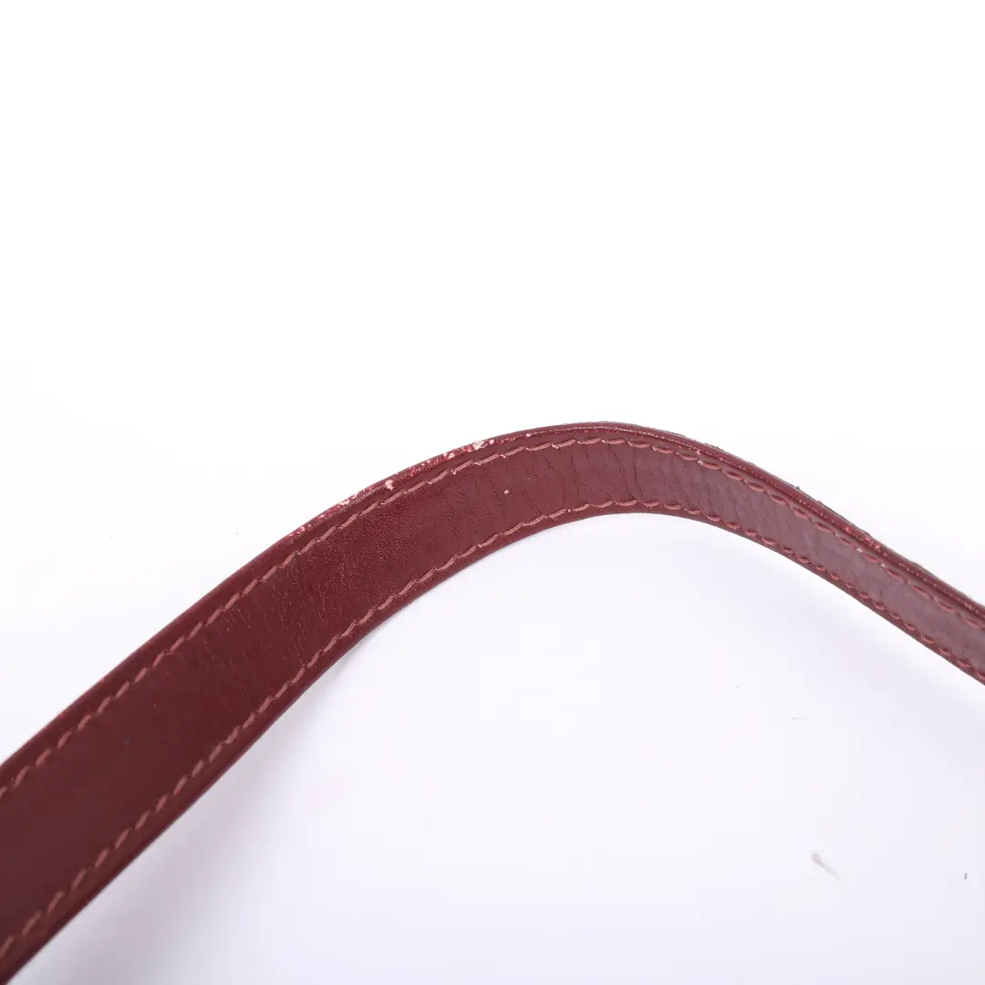 Cartier Must de Cartier Burgundy Leather Shoulder Bag